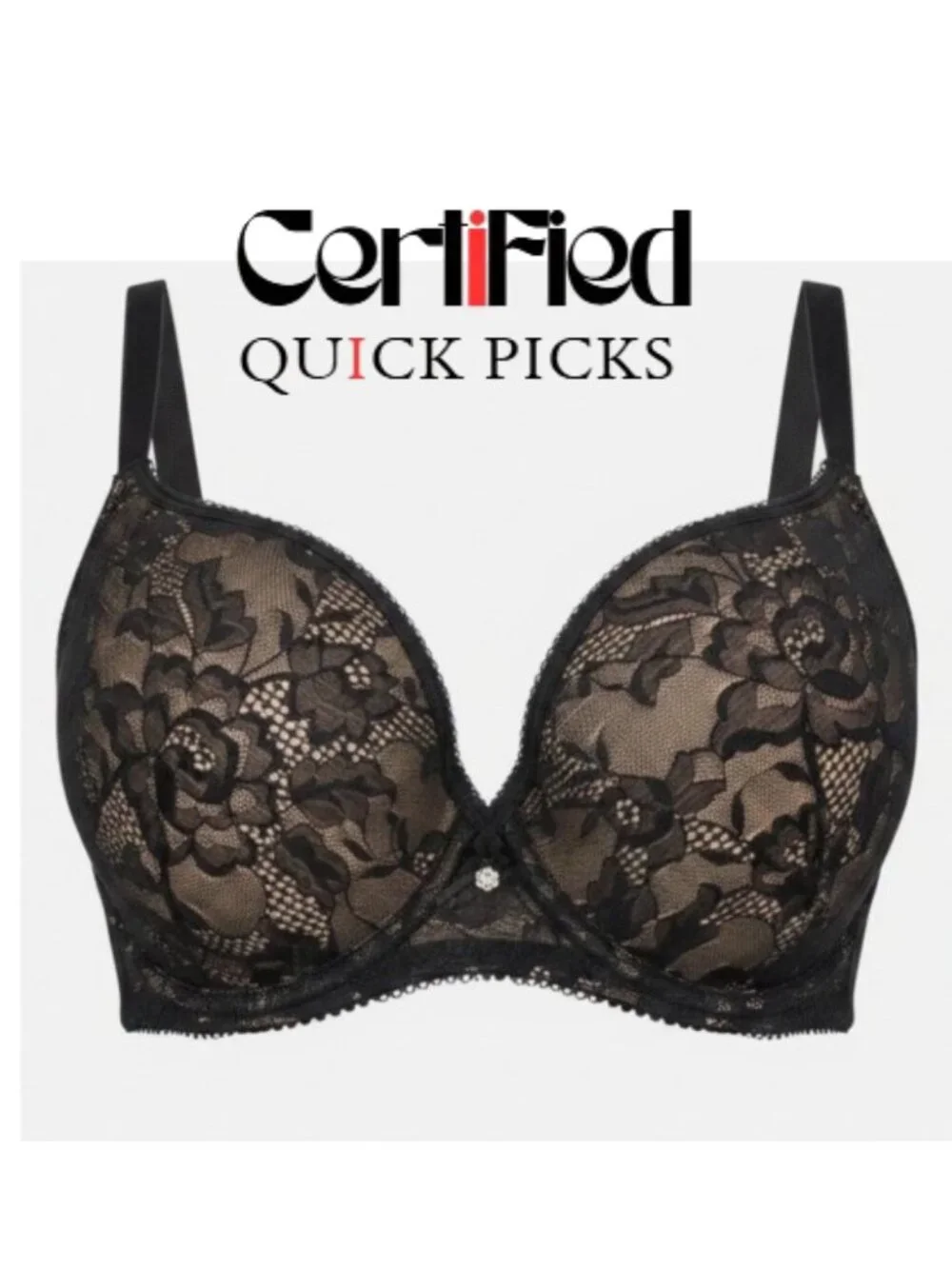 New Wacoal Underwire Lined Lace Finesse Contour T-shirt Bra SZ 34D